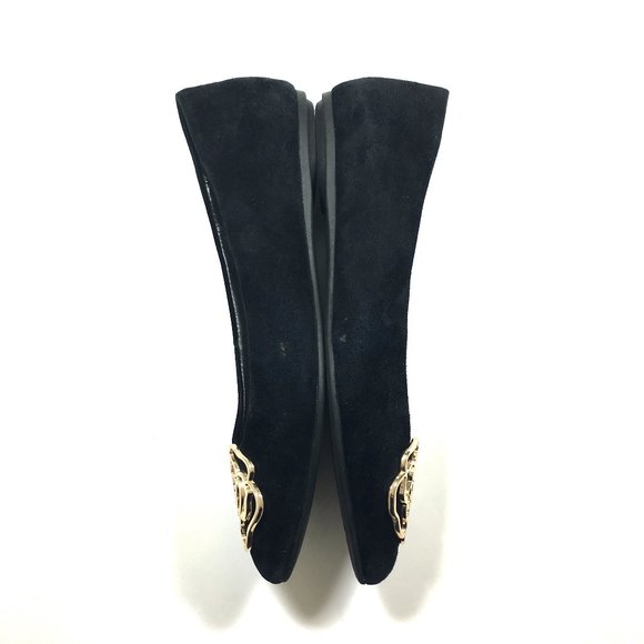 Taryn Rose Fiona Black Suede Flat - Picture 8 of 8